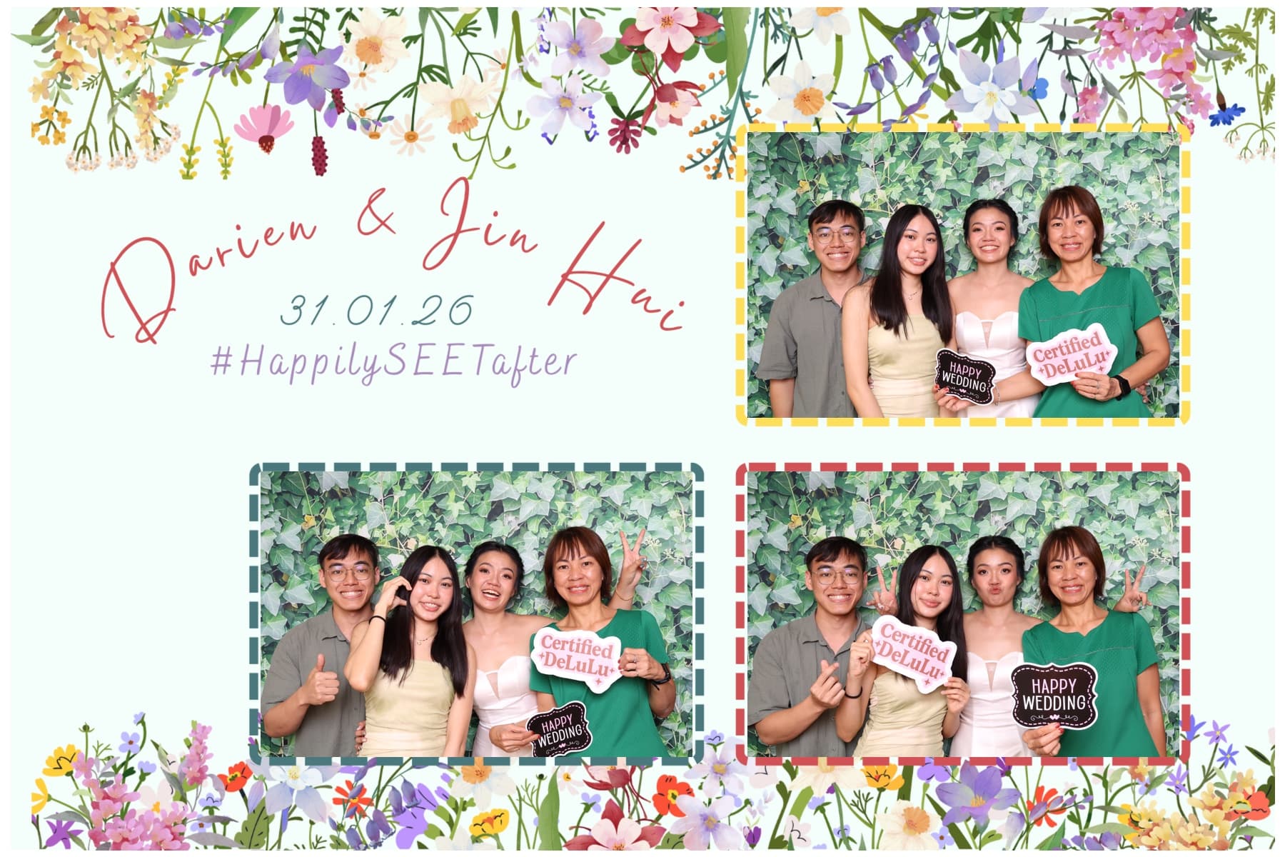 Instant print photobooth experience for a private event