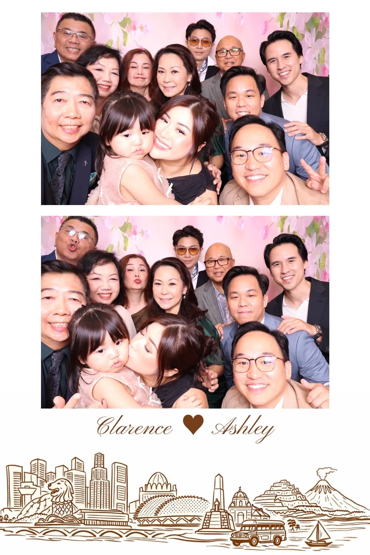 Wedding photobooth portfolio image 01 from a real Singapore event