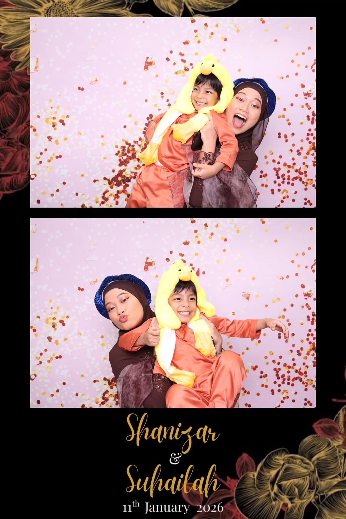 Wedding photobooth portfolio image 09 from a real Singapore event