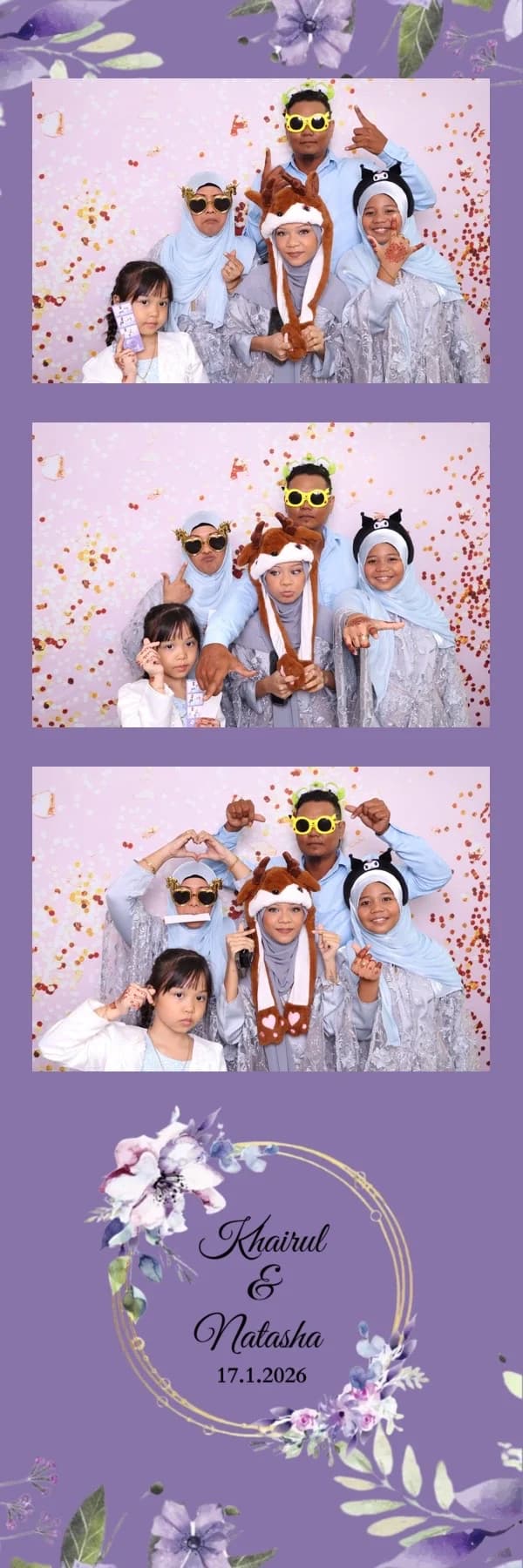 Wedding photobooth portfolio image 10 from a real Singapore event