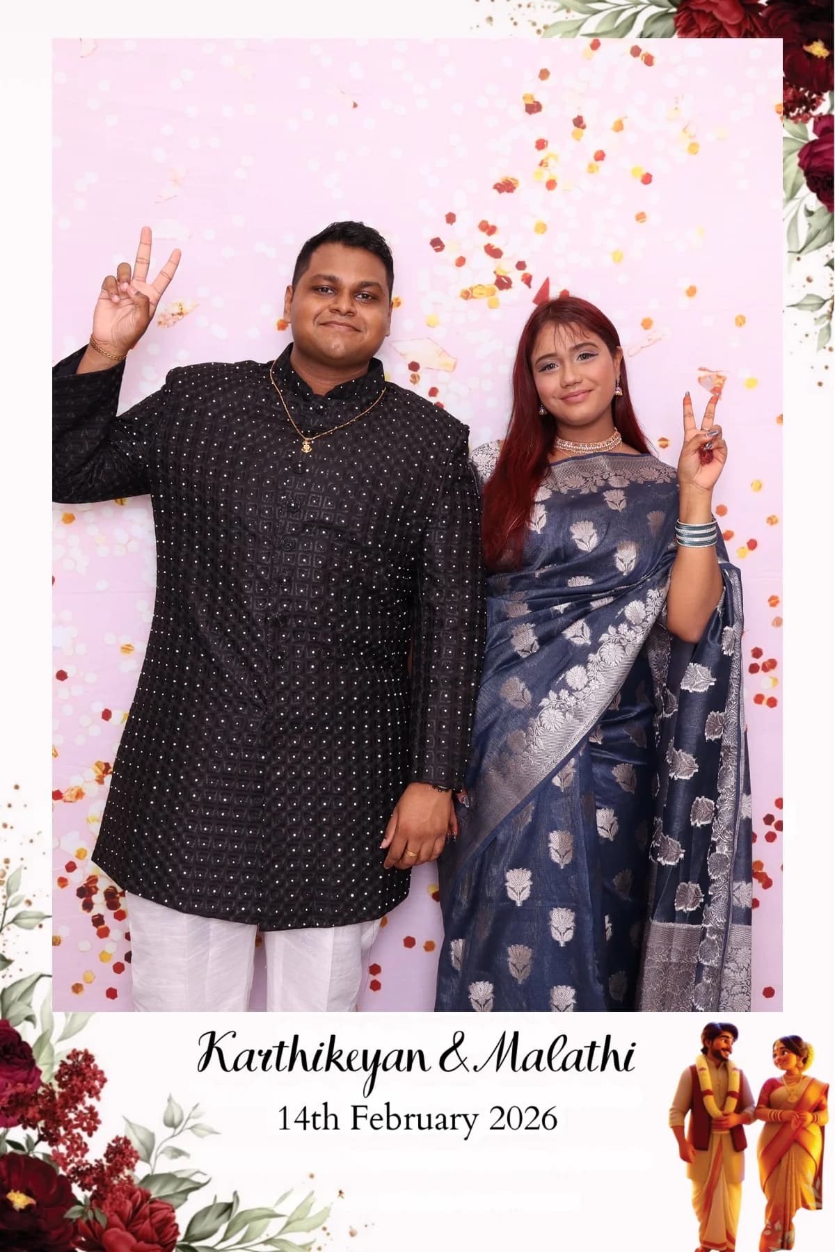 Wedding photobooth portfolio image 11 from a real Singapore event