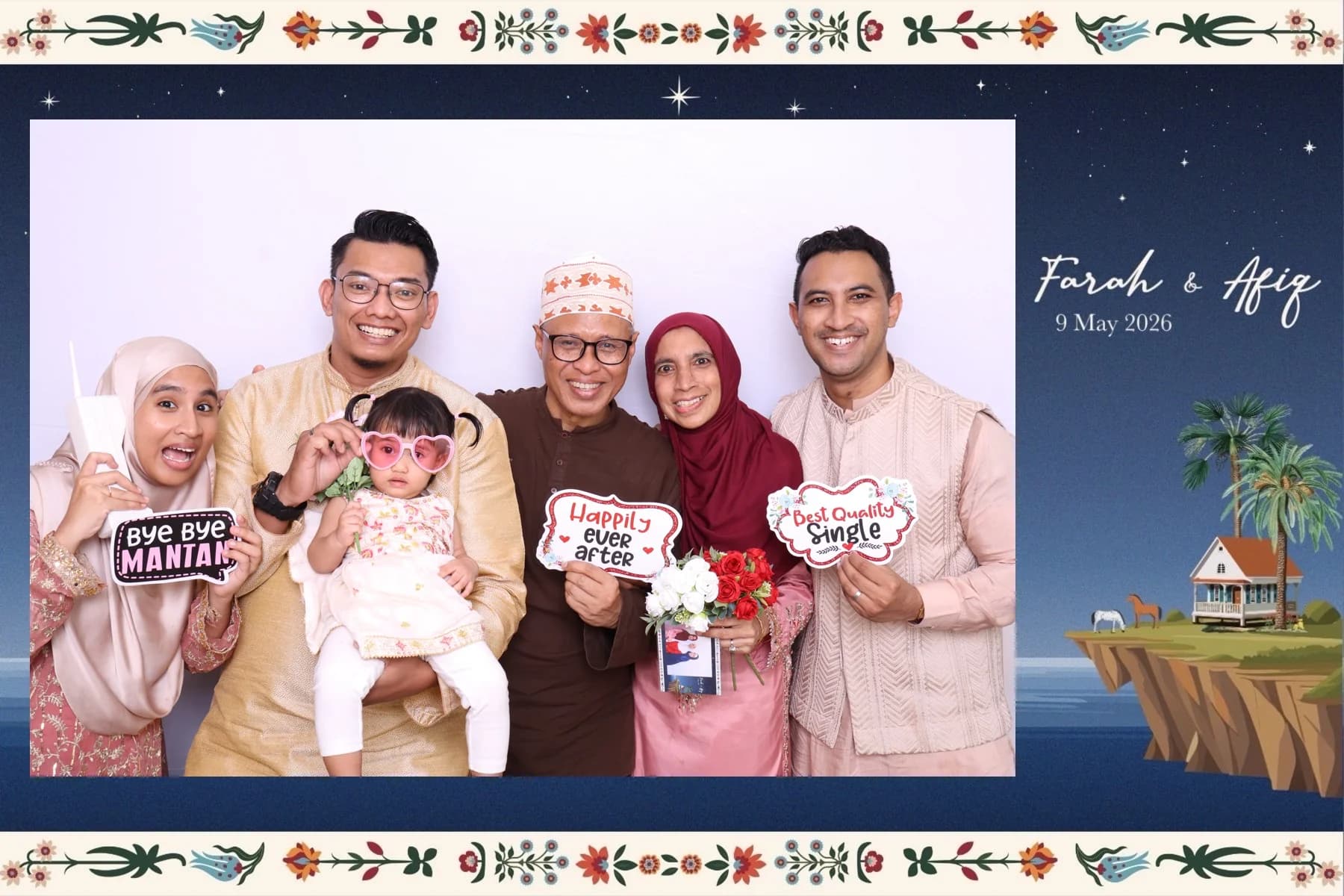 Wedding photobooth portfolio image 13 from a real Singapore event