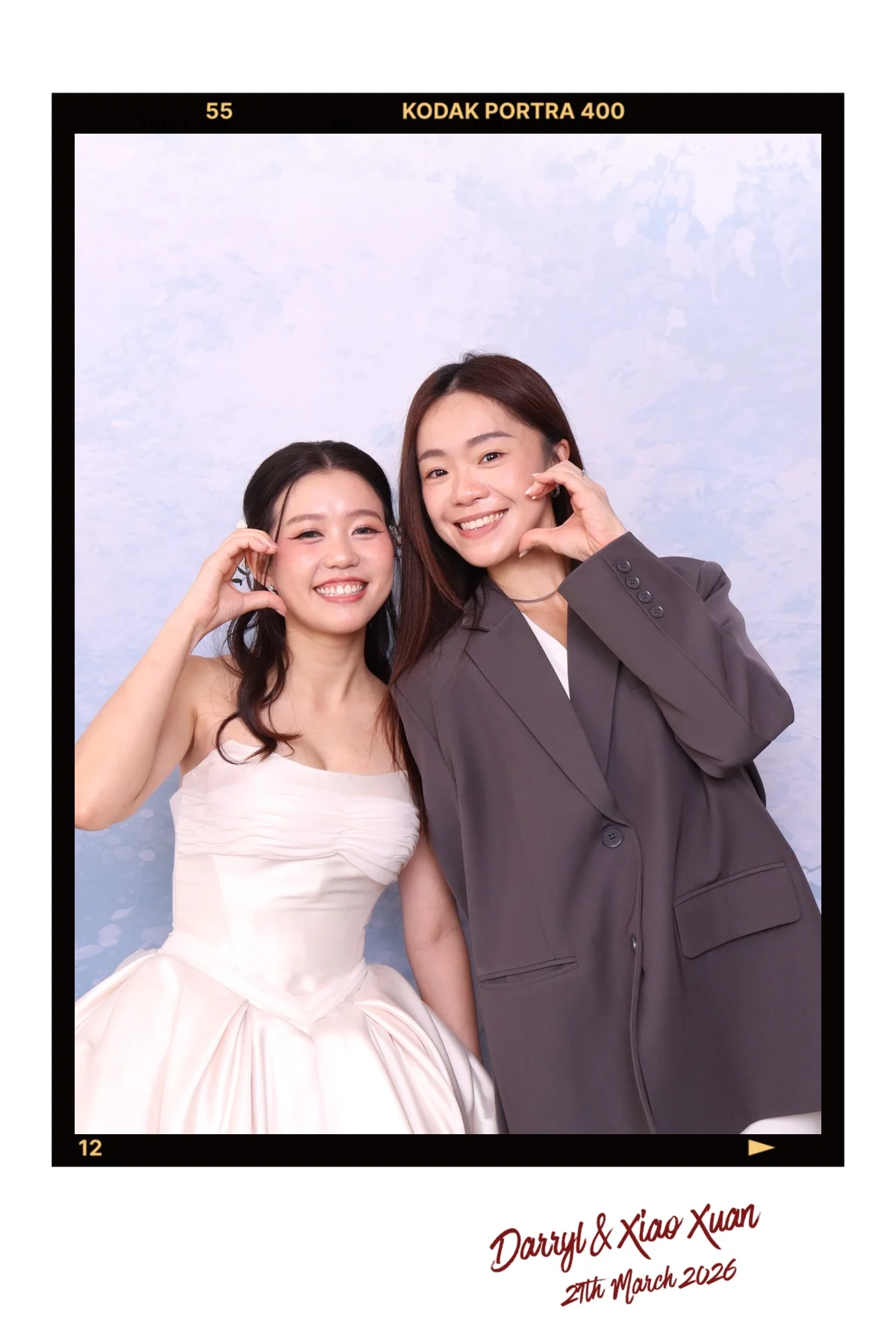 Wedding photobooth portfolio image 16 from a real Singapore event