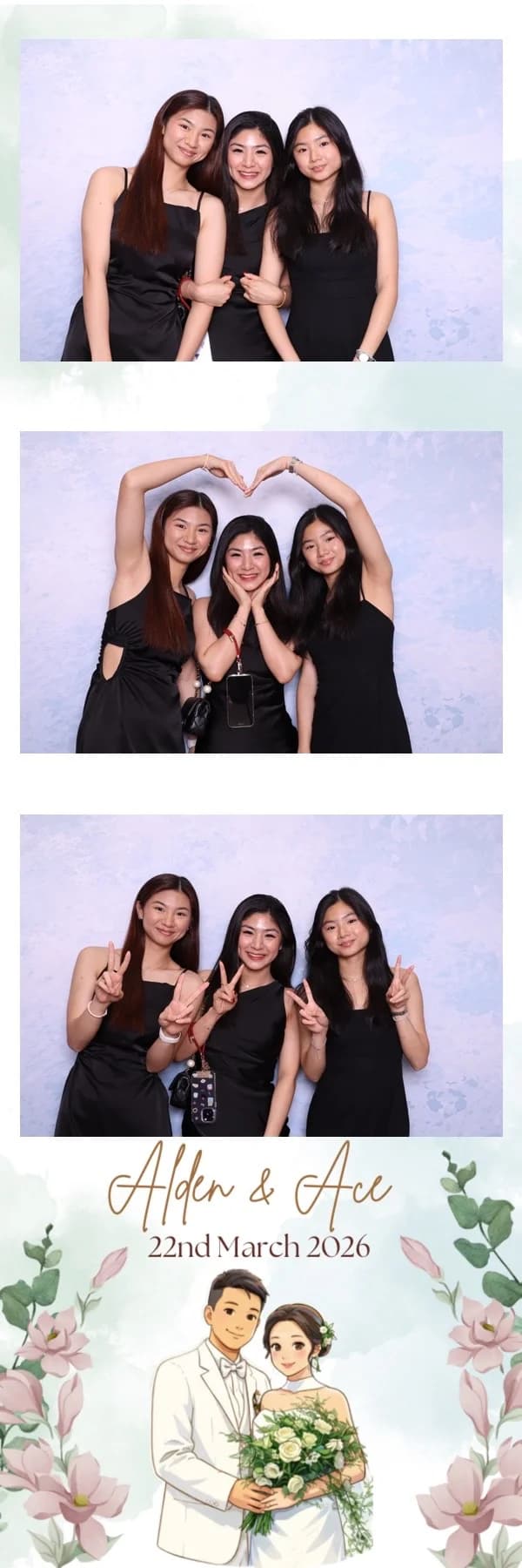Wedding photobooth portfolio image 19 from a real Singapore event