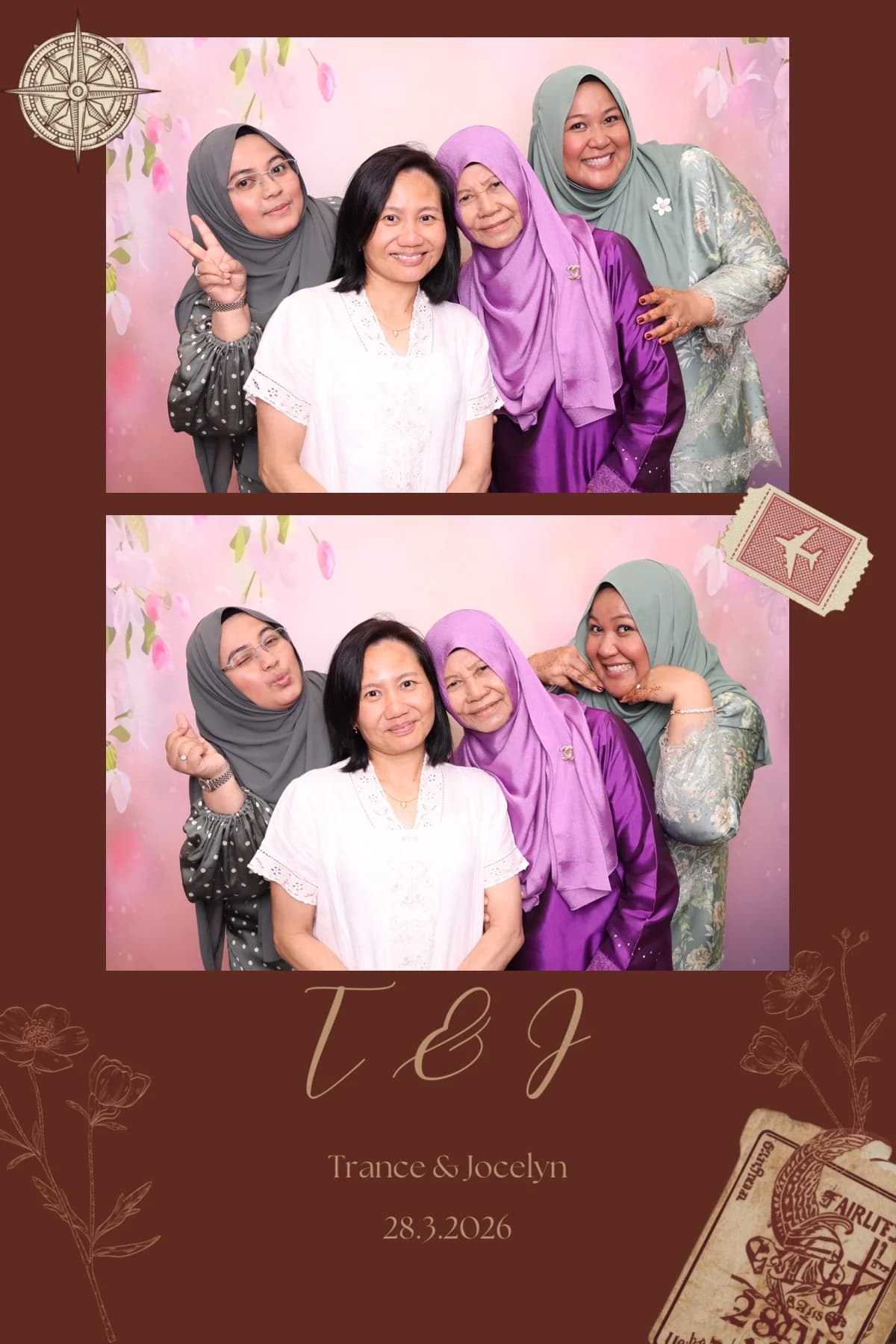 Wedding photobooth portfolio image 20 from a real Singapore event